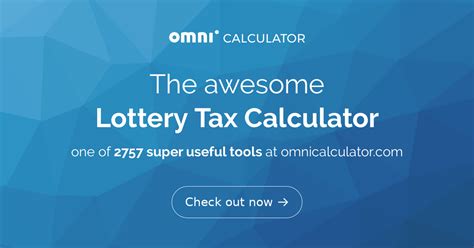 fl lottery tax calculator|Powerball Taxes Calculator.